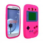 Wholesale Samsung Galaxy S3 / i9300 3D Gameboy Case (Hot Pink)